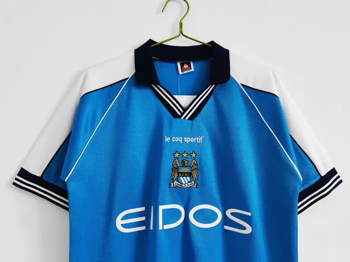 Manchester City Home Retro Jersey 99/01