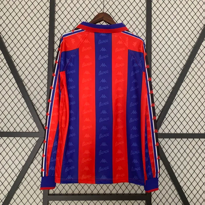 Barcelona Home Long Sleeve Retro Jersey 1996/97