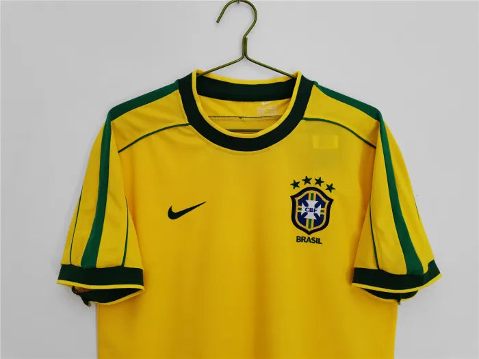 Brazil Home Retro Jersey 1998