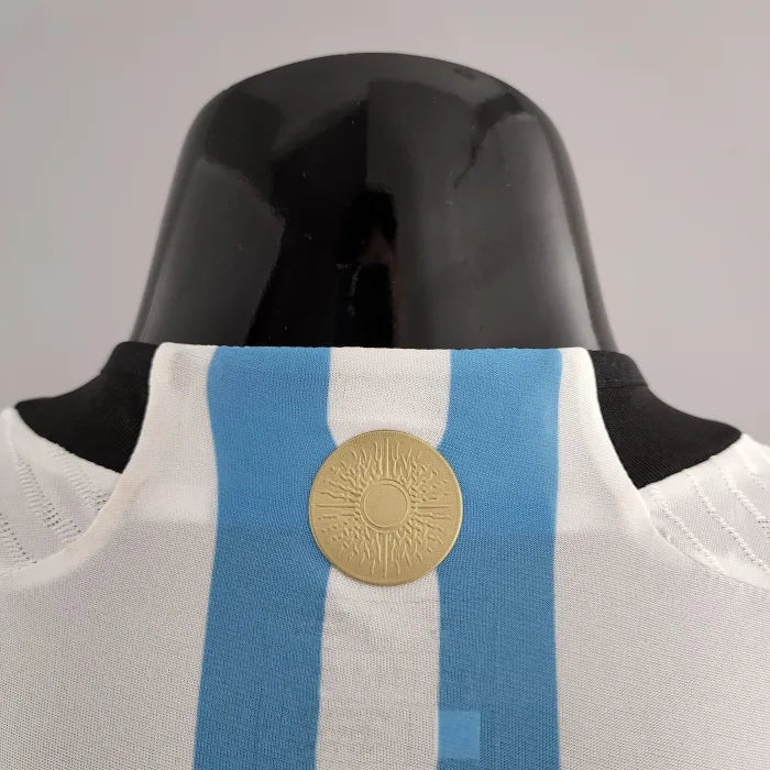 Argentina 2022 World Cup Home Player Version Man Jersey