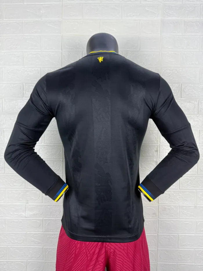 Manchester United Third Player Long Sleeve Jersey 25/26 Mens