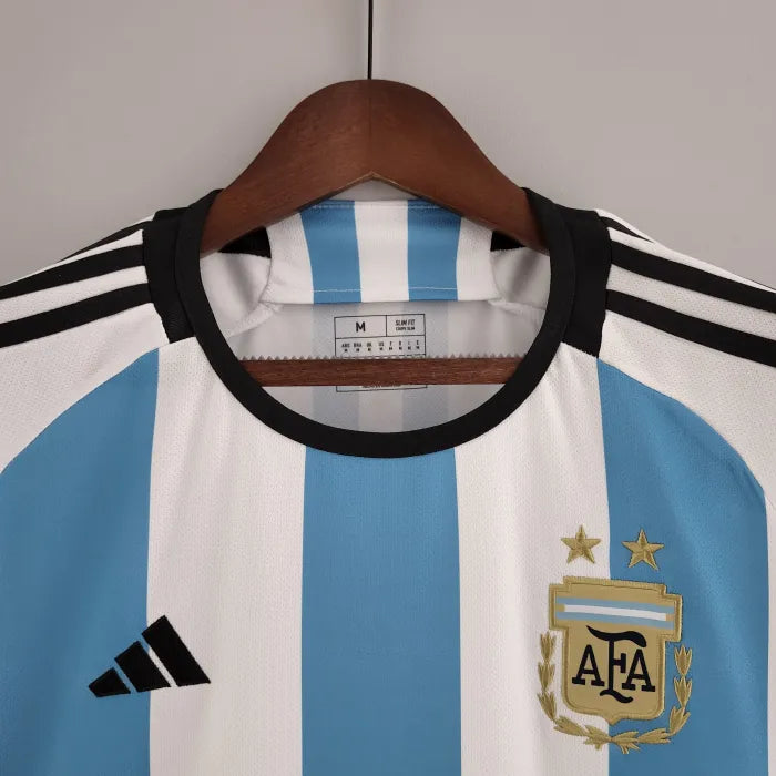 Argentina Home Man Jersey 2022 *2 Stars