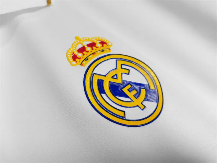 Real Madrid Home Retro Long Sleeves Jersey 11/12