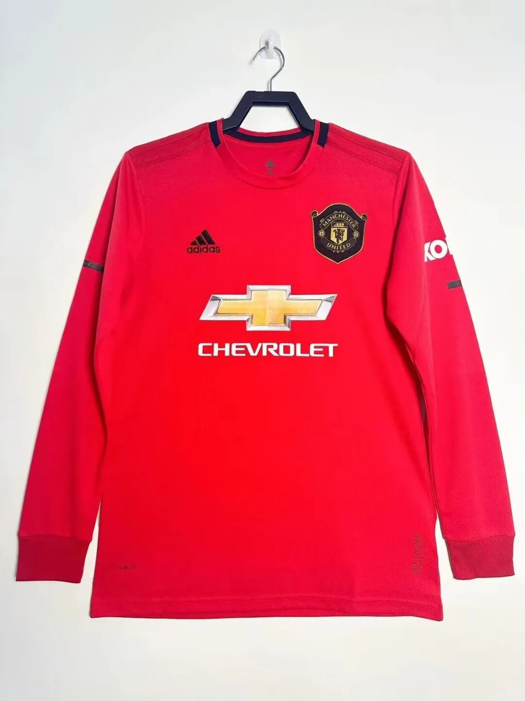 Manchester United Home Long Sleeve Men Jersey Retro 2019/20