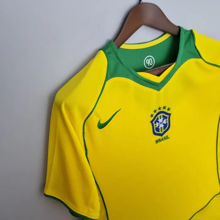 Brazil Home Retro Jersey 2004