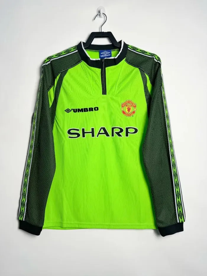 Manchester United Home Long Sleeve Retro Jersey Goal Keeper 1998/99