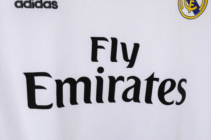 Real Madrid Home Retro Long Sleeve Jersey 2015/16