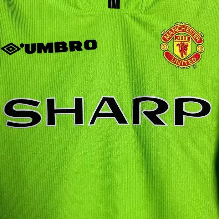 Manchester United Home Long Sleeve Retro Jersey Goal Keeper 1998/99