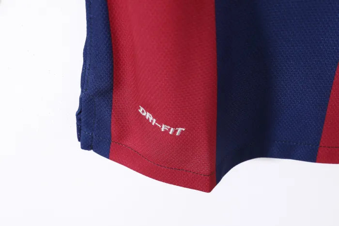 Barcelona Home Long Sleeve Retro Jersey 2014/15