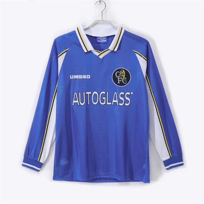 Chelsea Home Long Sleeve Retro Jersey 1997/99 Mens