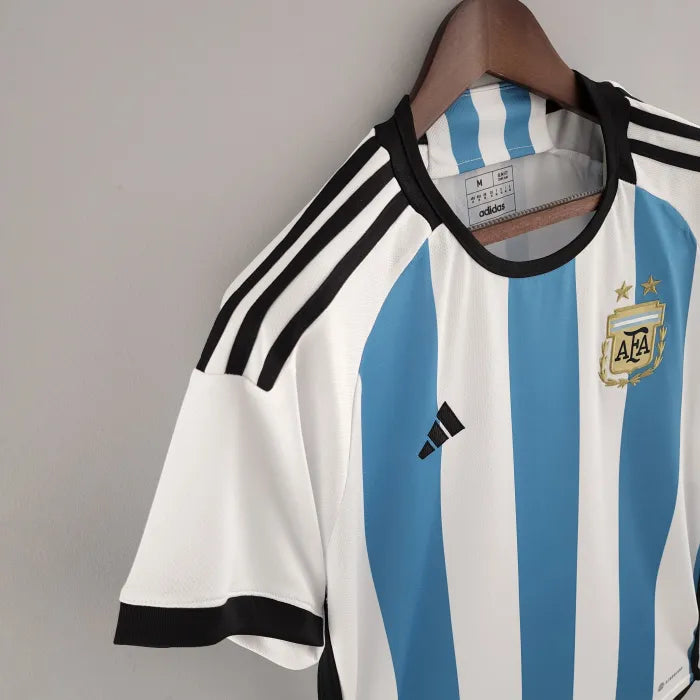 Argentina Home Man Jersey 2022 *2 Stars